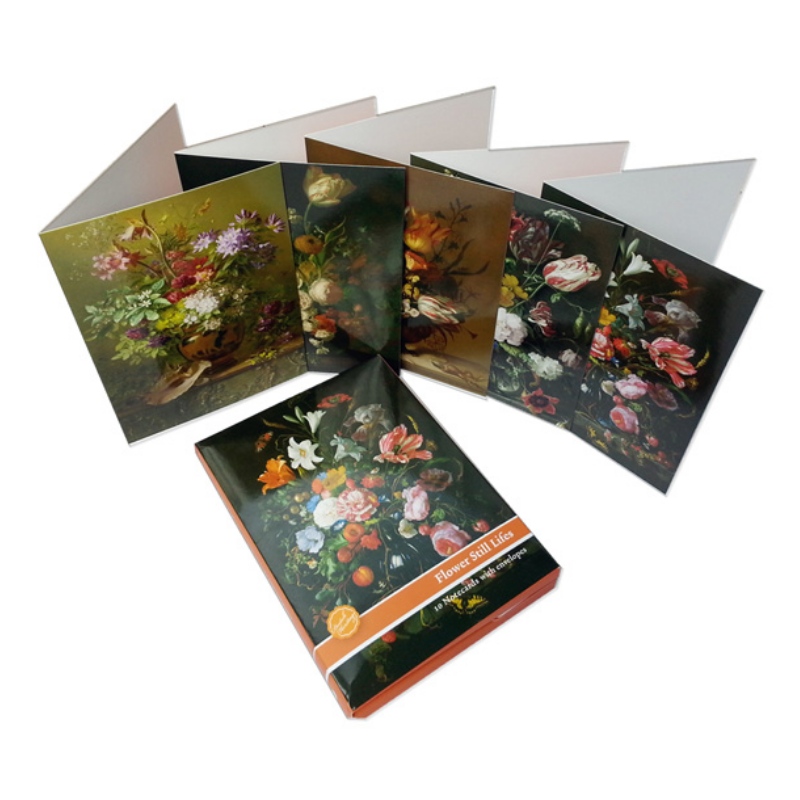 Flower Maaling Greing Cards Pack of 10, Note Cards with Envelopes